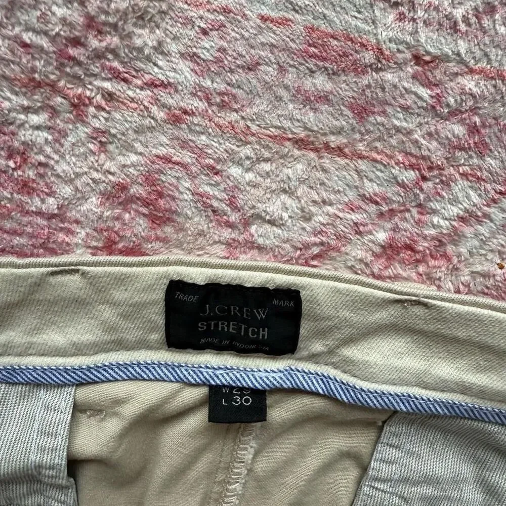 Jcrew Men's Cream and Tan Trousers